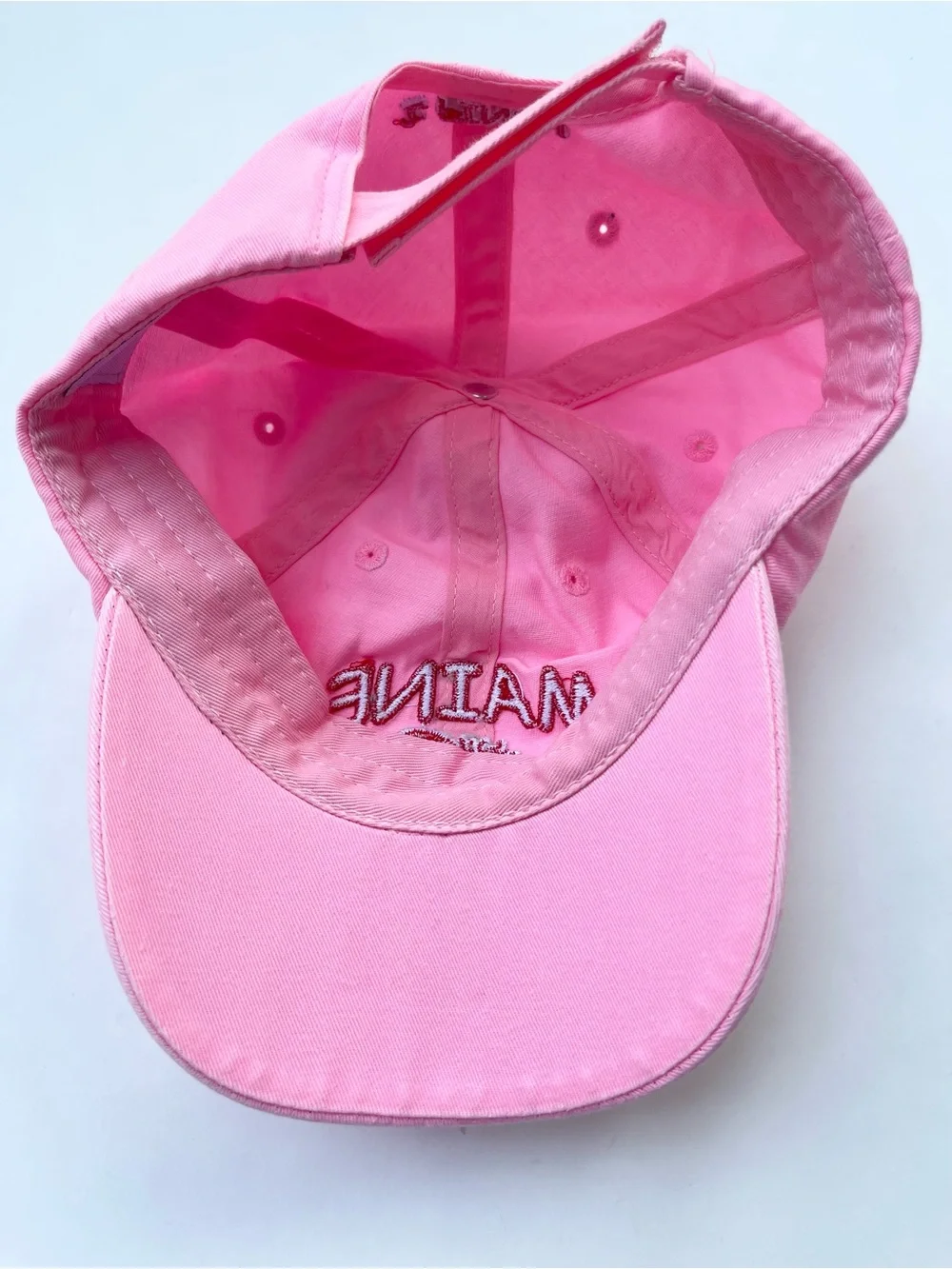 Girl’s Pink Maine Hat w/ Lobster Souvenir Item Locally Made